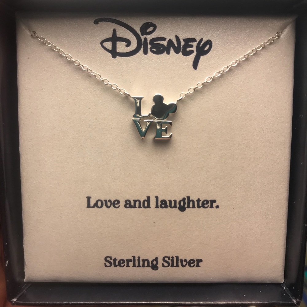 Disney Mickey Love Necklace
